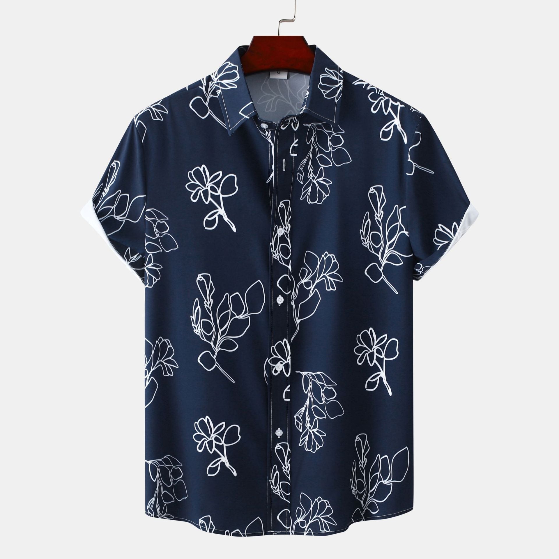 2024 New Men's Short Sleeve Hawaiian Shirt