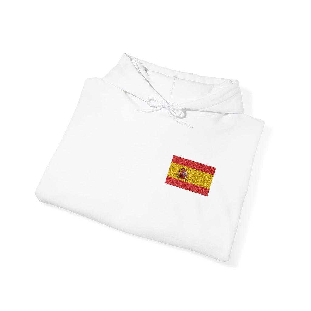 Spain Flag Chest Hoodie