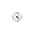 NoMad Compass Rose Kiss-Cut Sticker — 'Rose in the East' Vintage Travel Decal