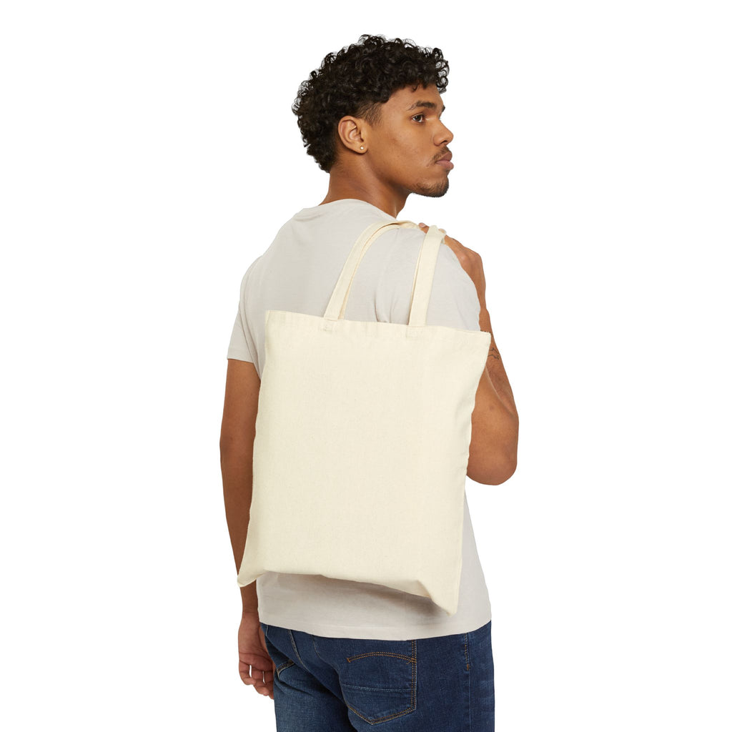 Compass Rose Cotton Tote Bag — Nautical 'Stay Wild' Canvas Market Tote