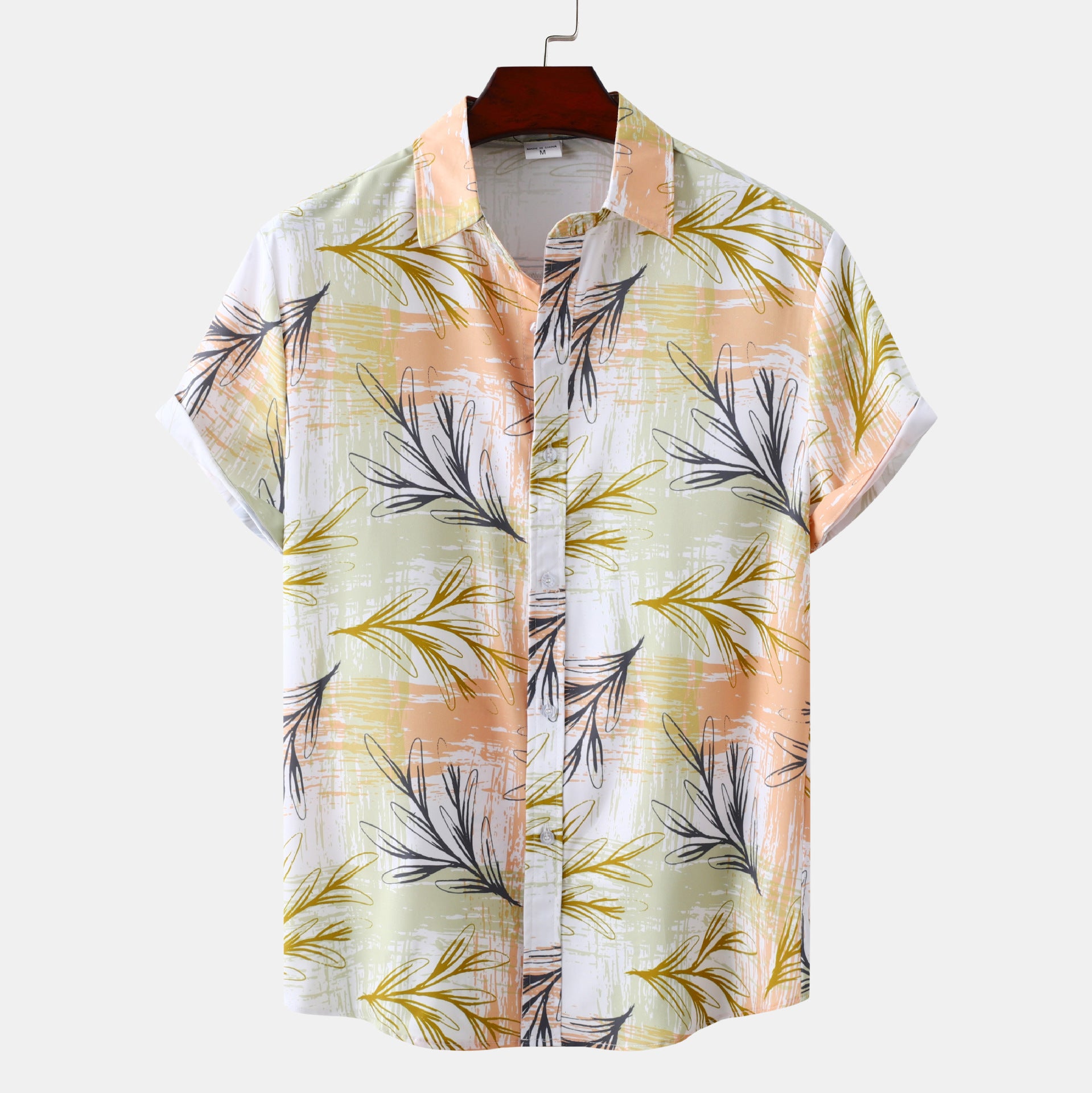 2024 New Men's Short Sleeve Hawaiian Shirt