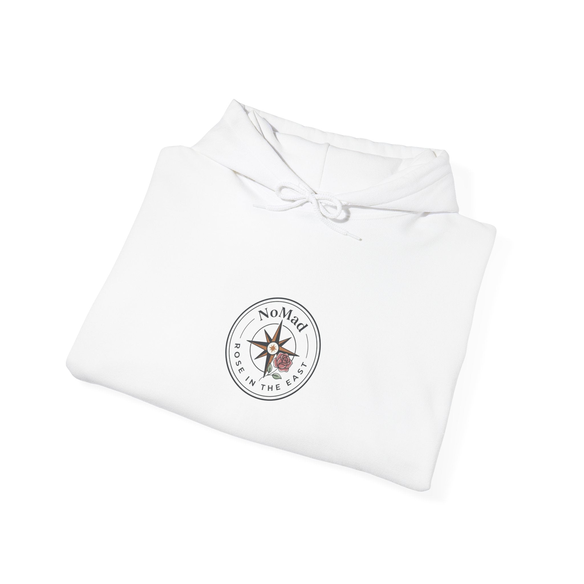 Compass Rose Hoodie — Vintage Nautical Travel Adventure Sweatshirt