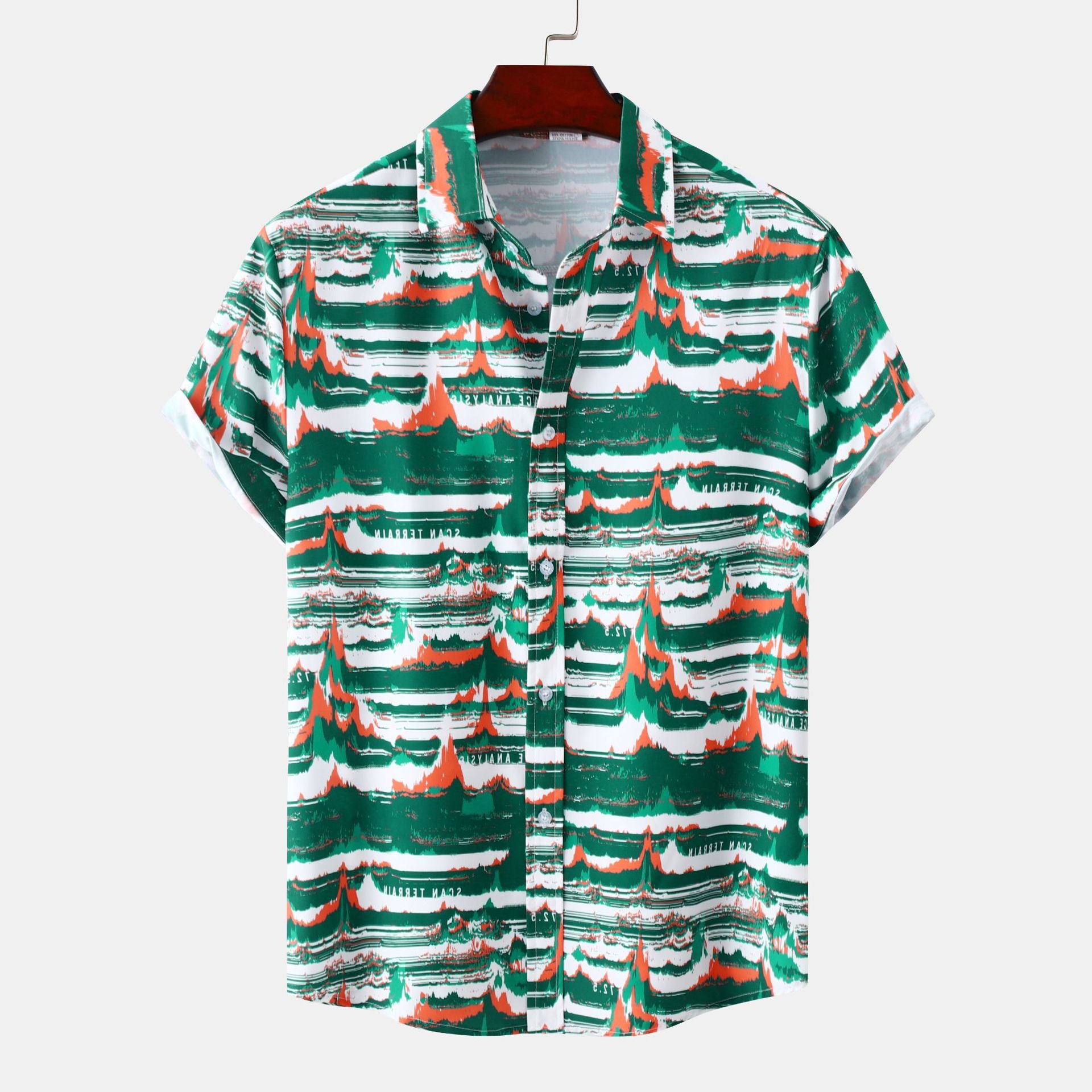 2024 New Men's Short Sleeve Hawaiian Shirt