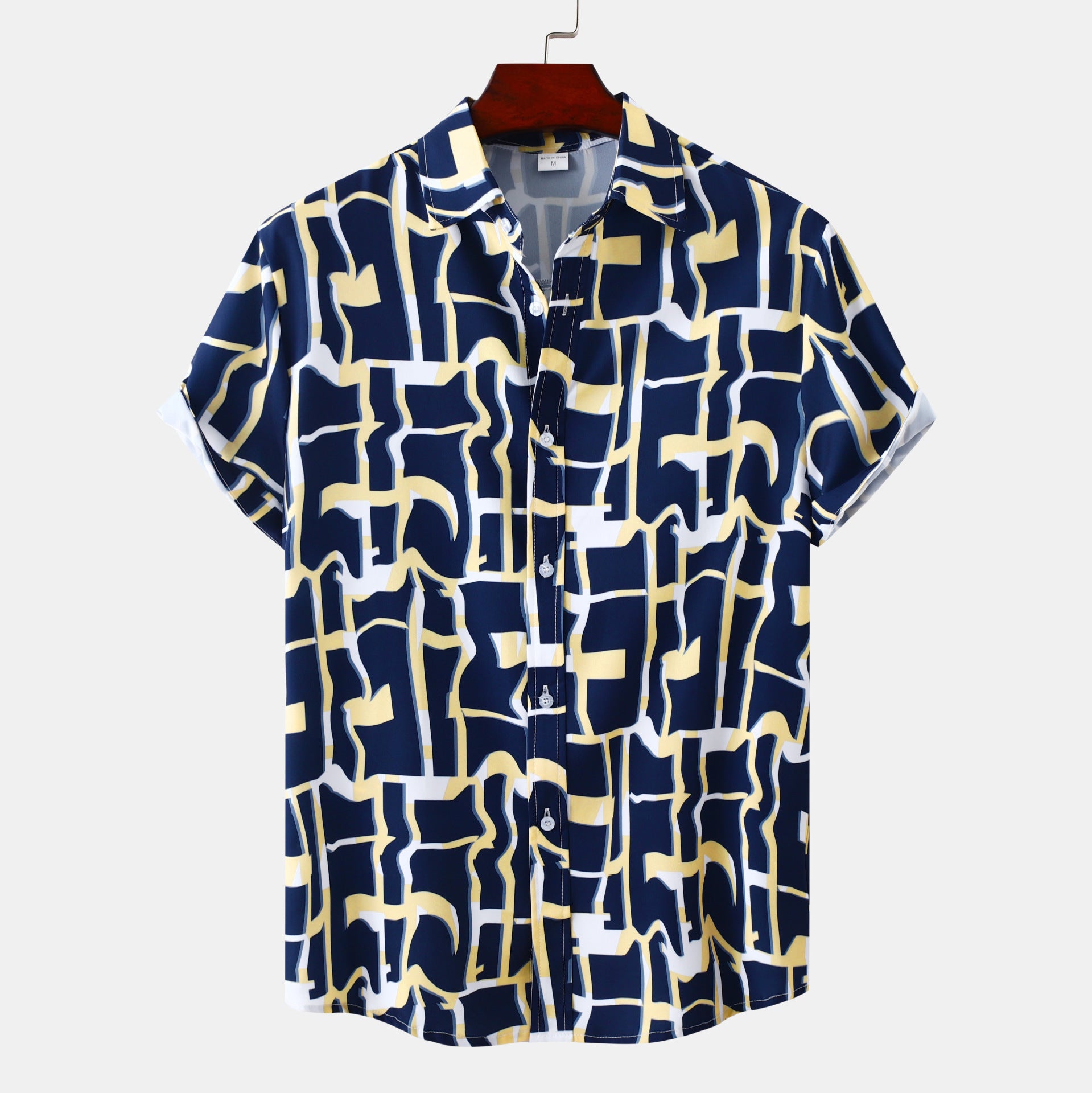2024 New Men's Short Sleeve Hawaiian Shirt
