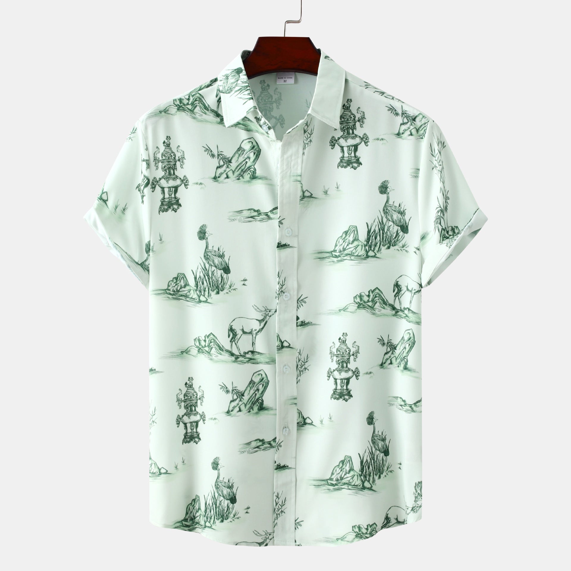 2024 New Men's Short Sleeve Hawaiian Shirt