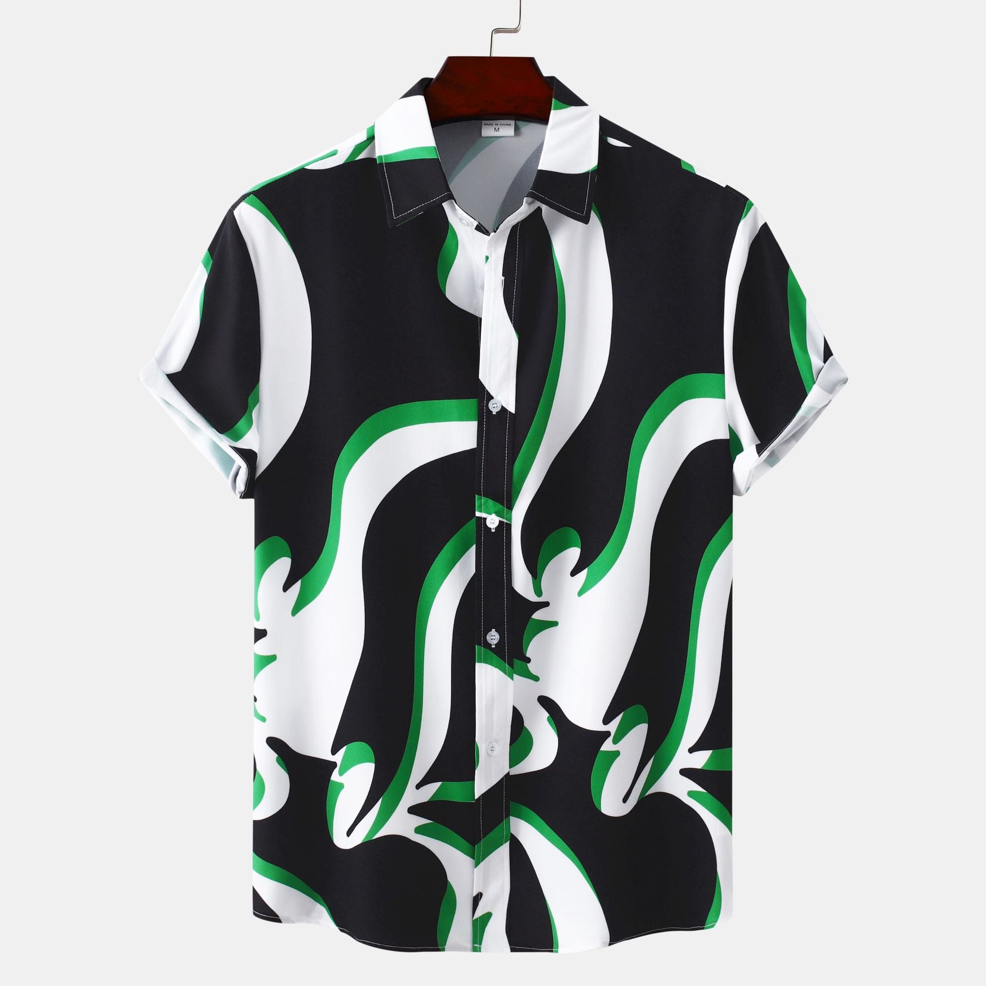 2024 New Men's Short Sleeve Hawaiian Shirt