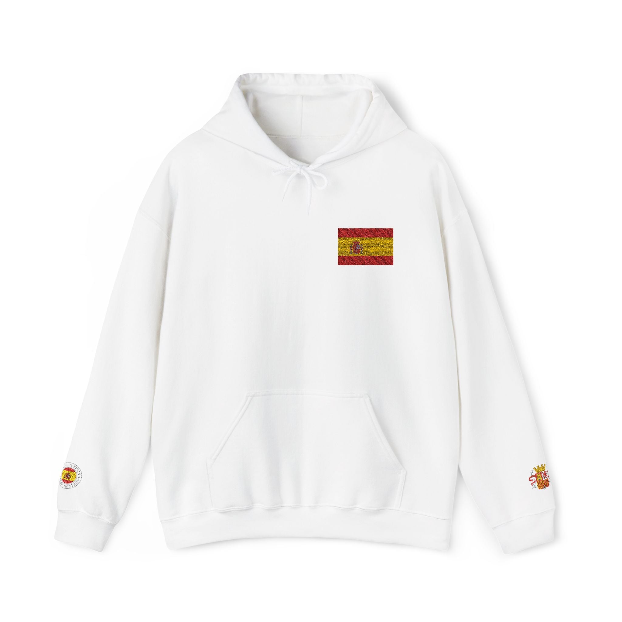 Spain Flag Chest Hoodie