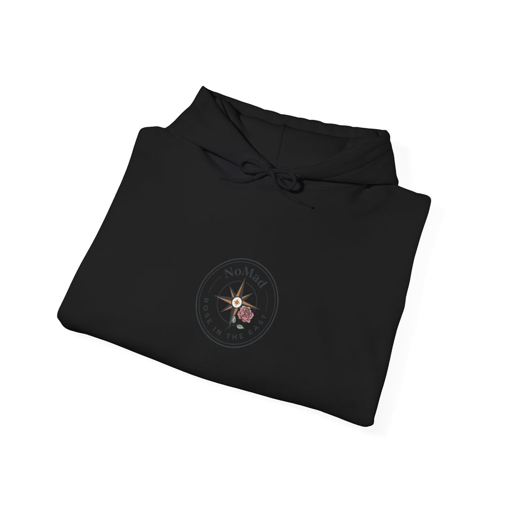 Compass Rose Hoodie — Vintage Nautical Travel Adventure Sweatshirt