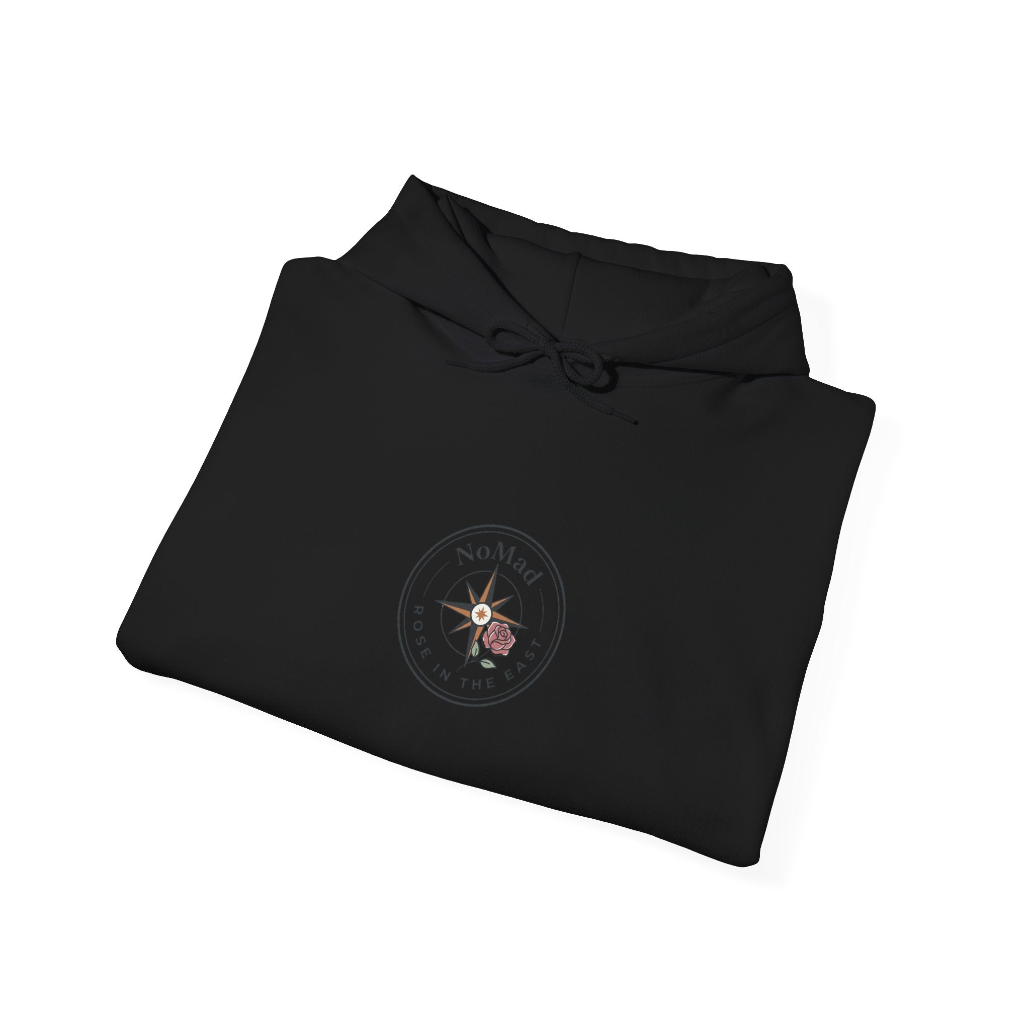Compass Rose Hoodie — Vintage Nautical Travel Adventure Sweatshirt