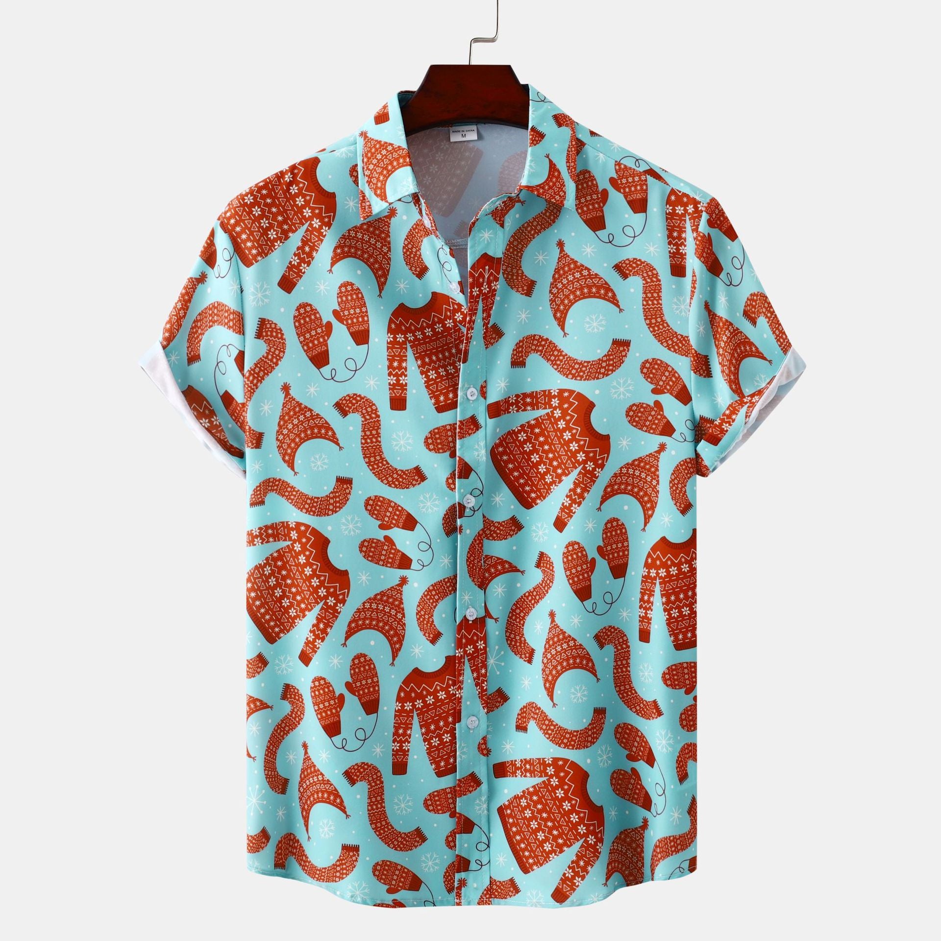 2024 New Men's Short Sleeve Hawaiian Shirt