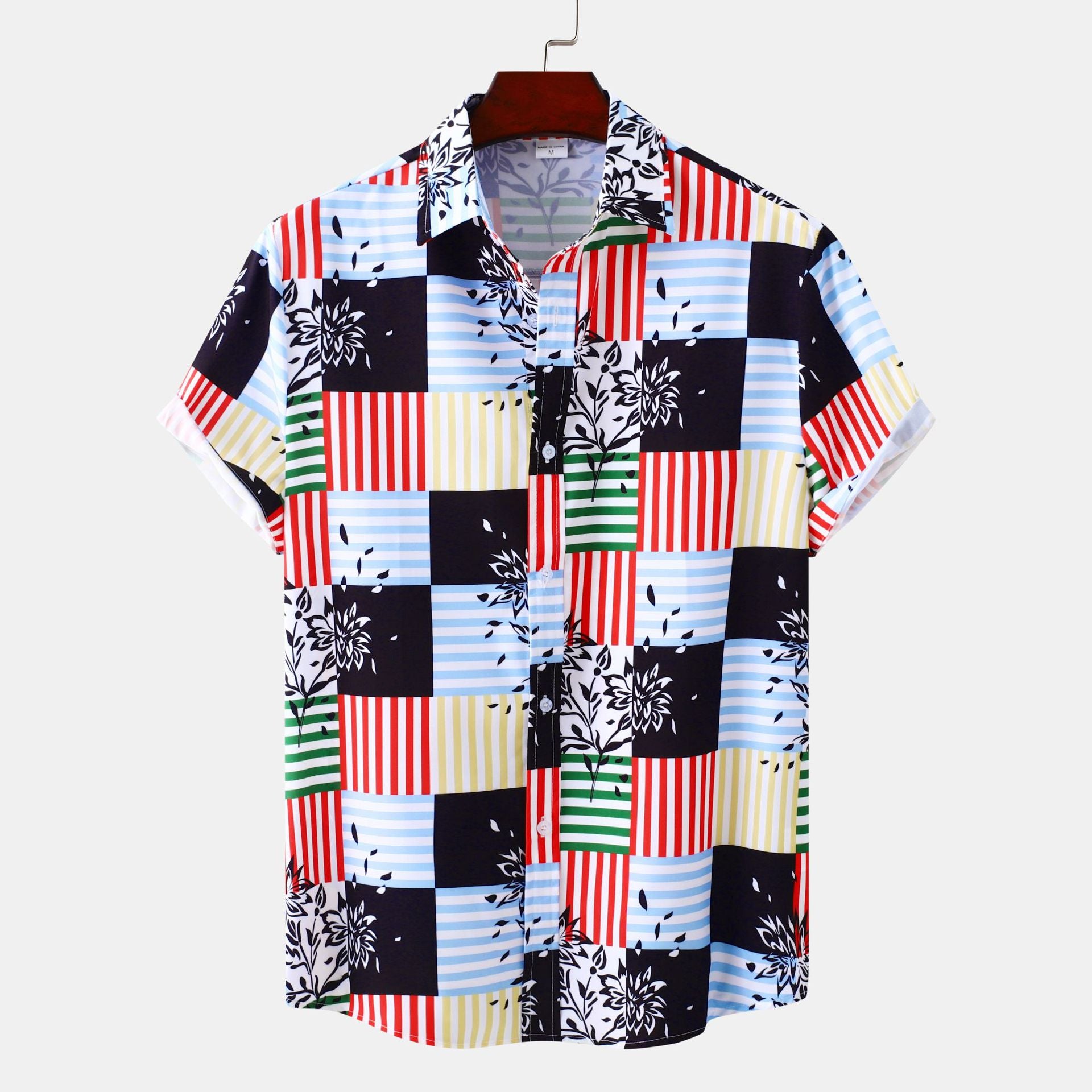 2024 New Men's Short Sleeve Hawaiian Shirt