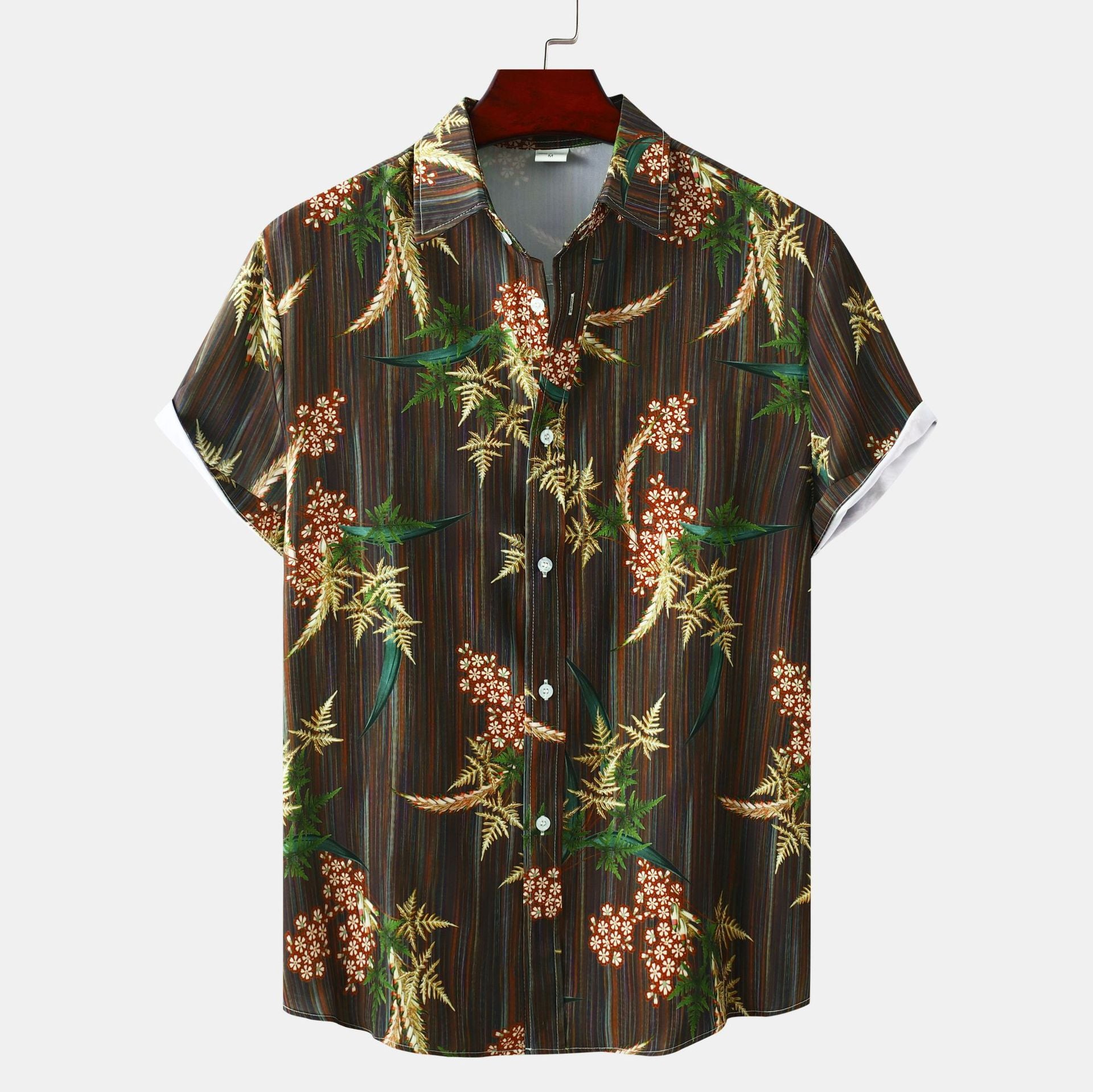 2024 New Men's Short Sleeve Hawaiian Shirt