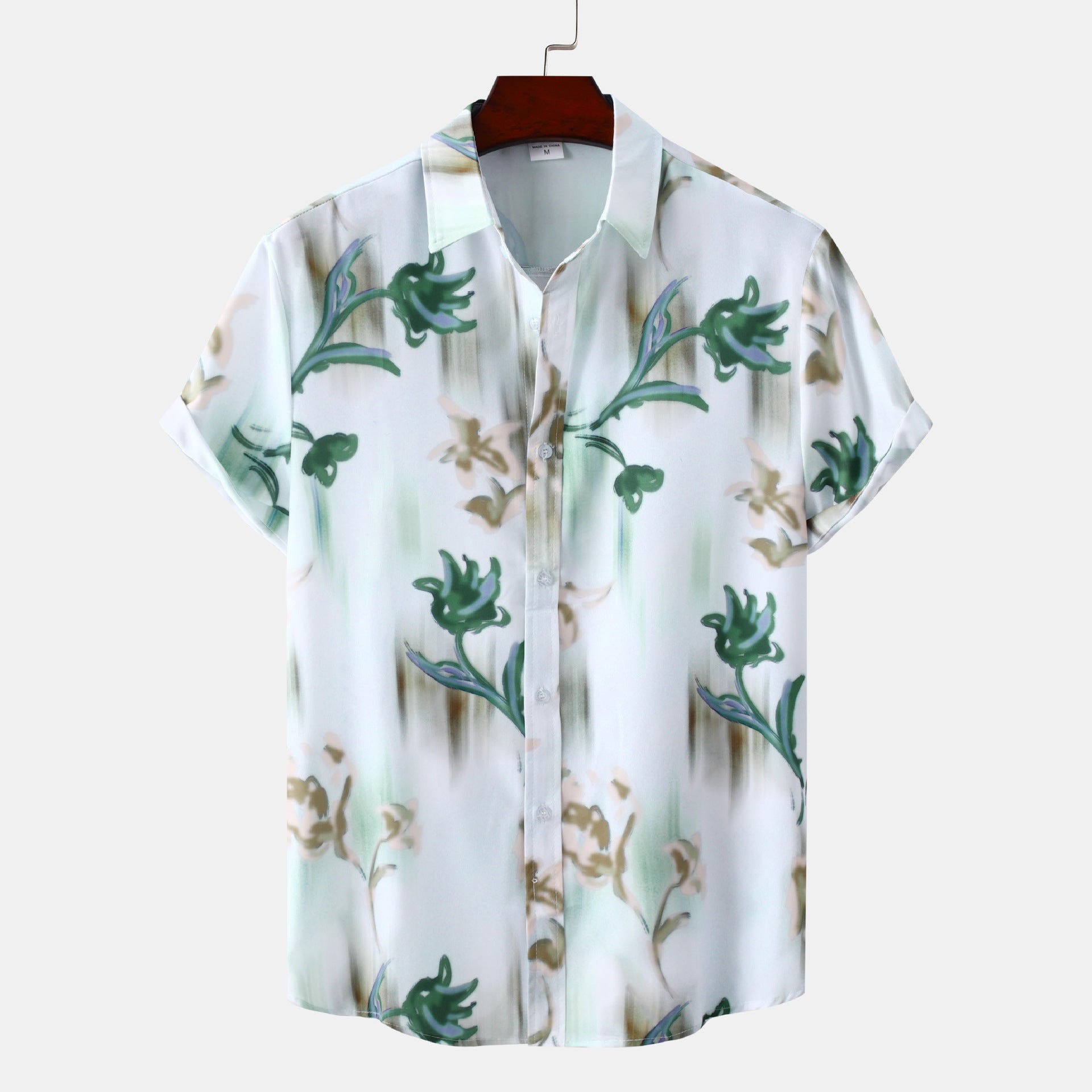 2024 New Men's Short Sleeve Hawaiian Shirt