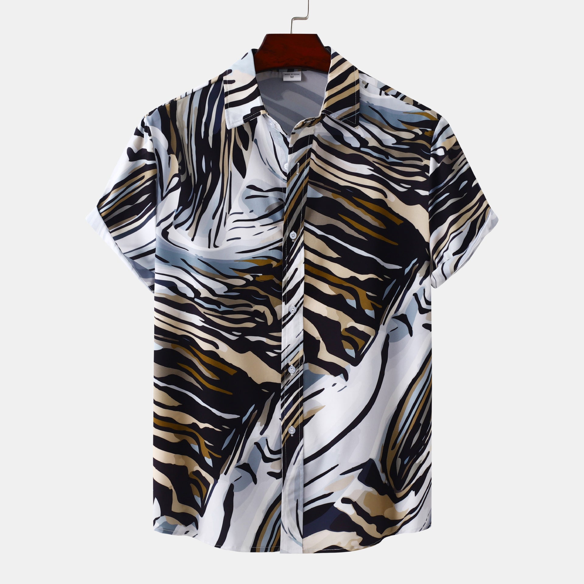 2024 New Men's Short Sleeve Hawaiian Shirt