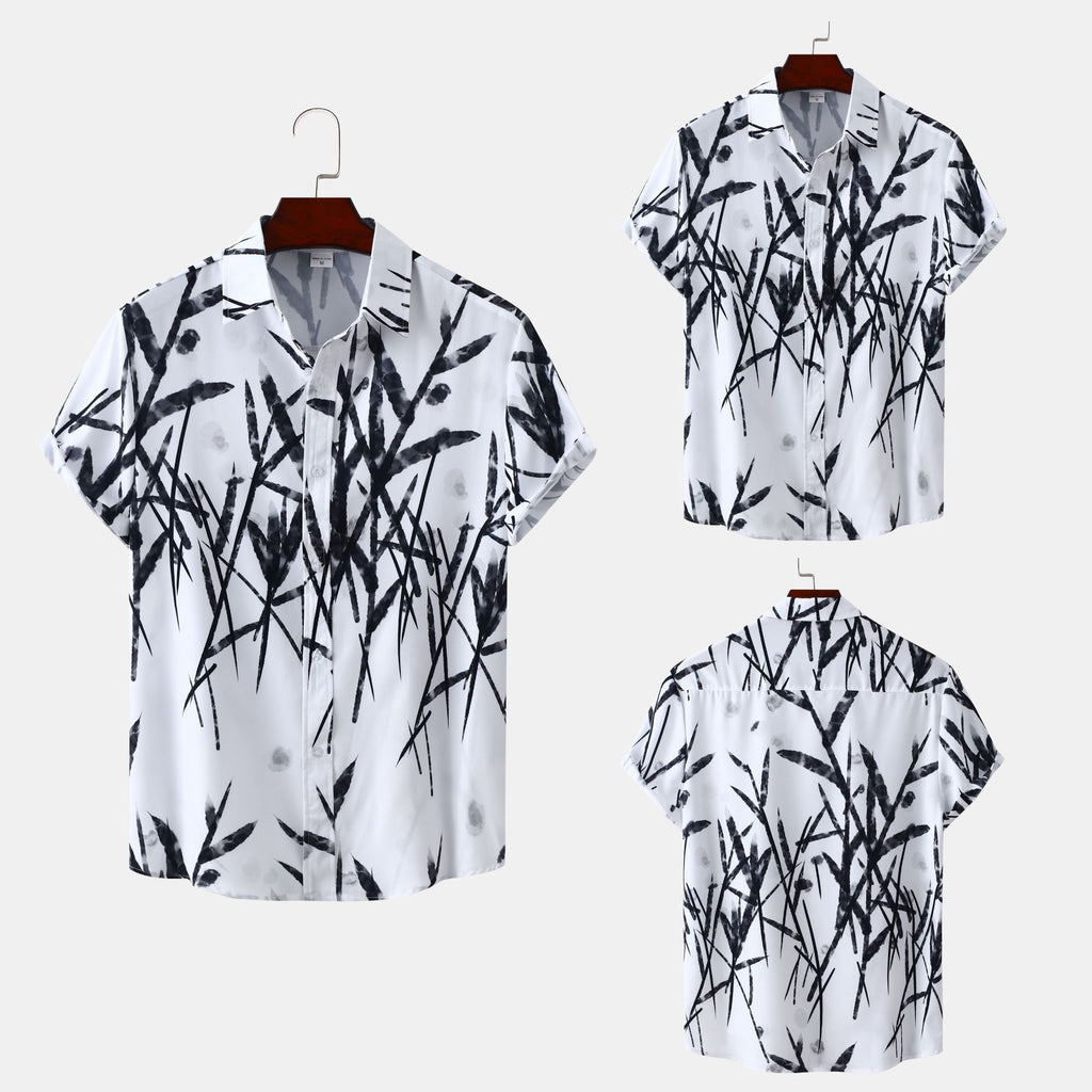 2024 New Men's Short Sleeve Hawaiian Shirt