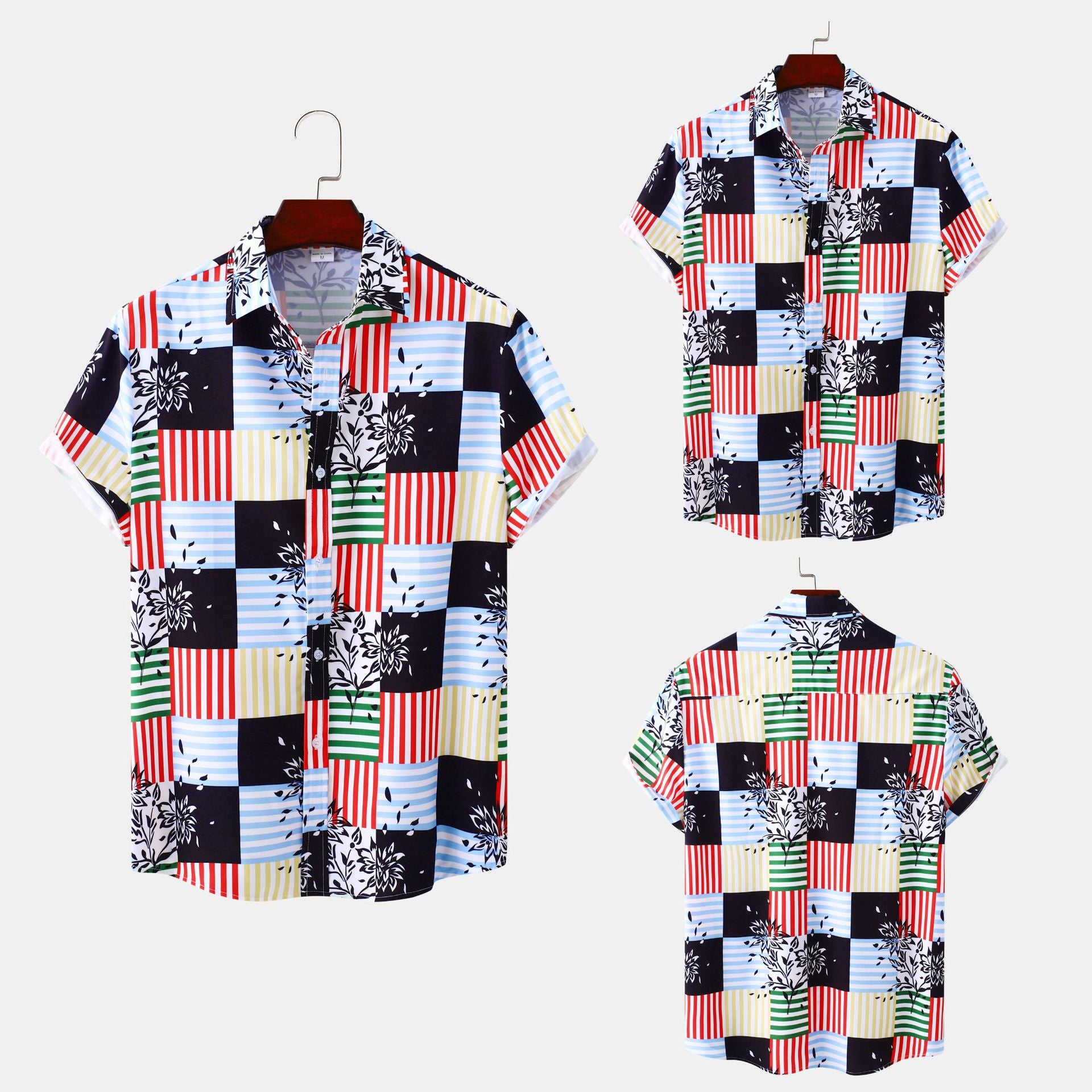 2024 New Men's Short Sleeve Hawaiian Shirt