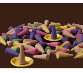 Mixed Scented Incense Cones in Tower Box (One Box)