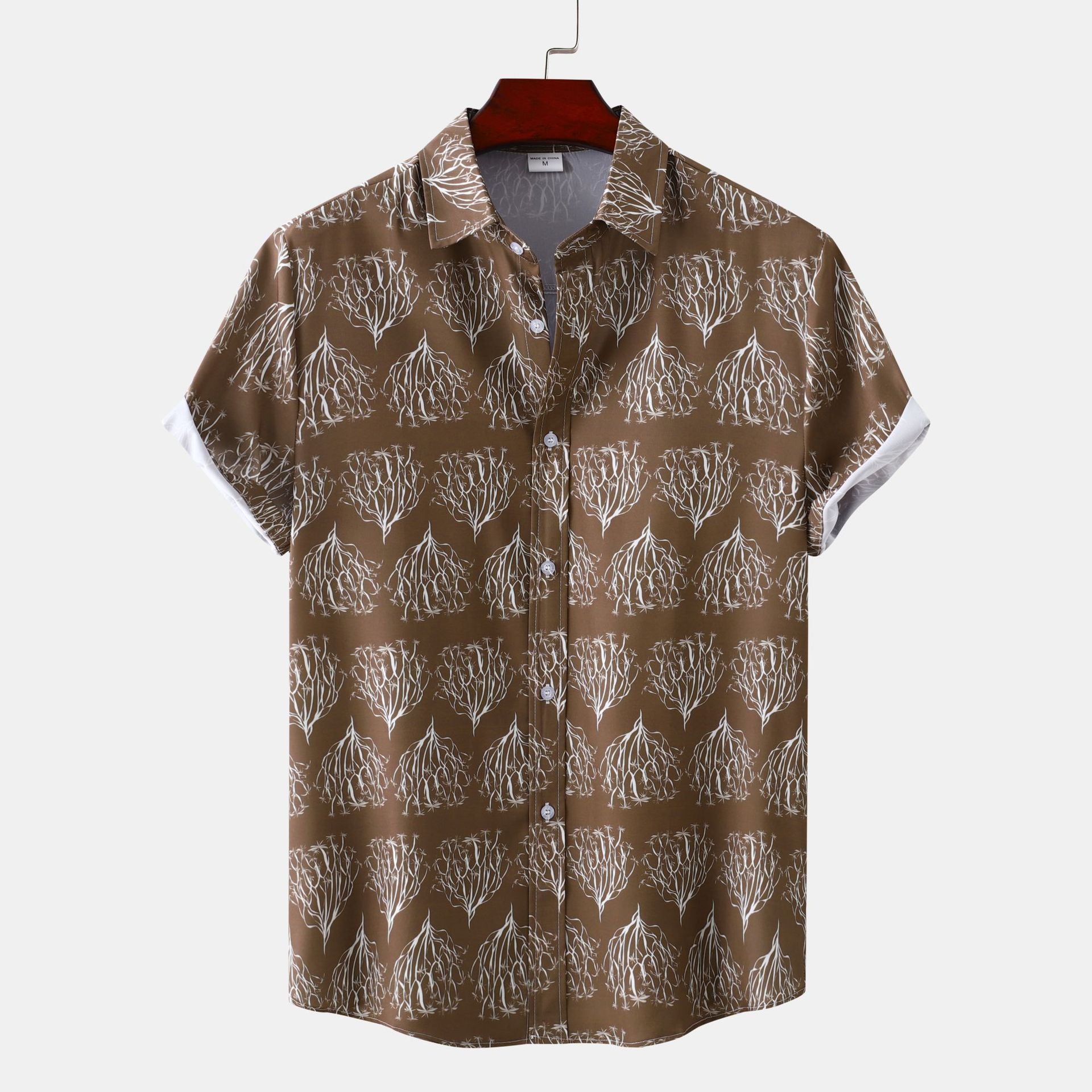 2024 New Men's Short Sleeve Hawaiian Shirt