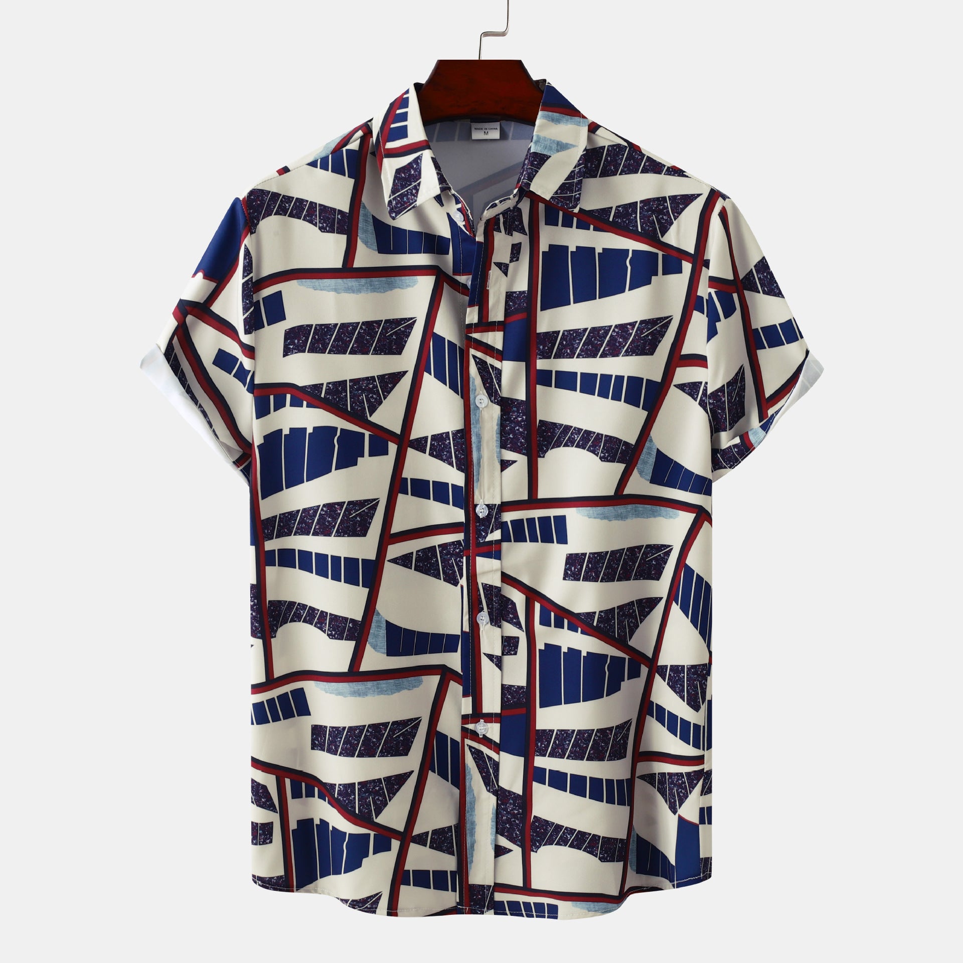 2024 New Men's Short Sleeve Hawaiian Shirt